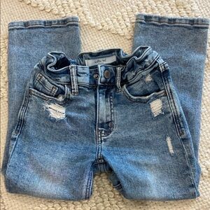 Blue Distressed girls Jeans